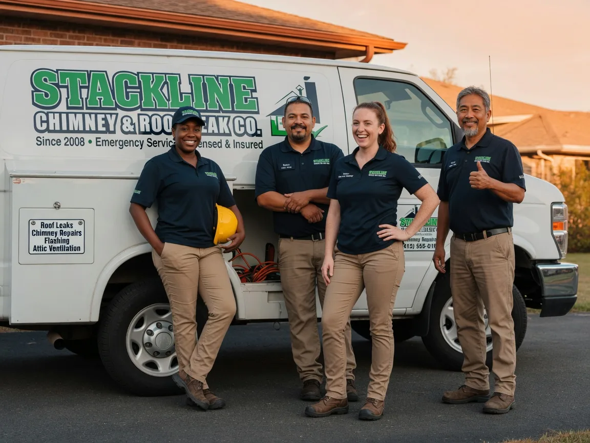 Chimney flashing repair company in Grand Cane, LA